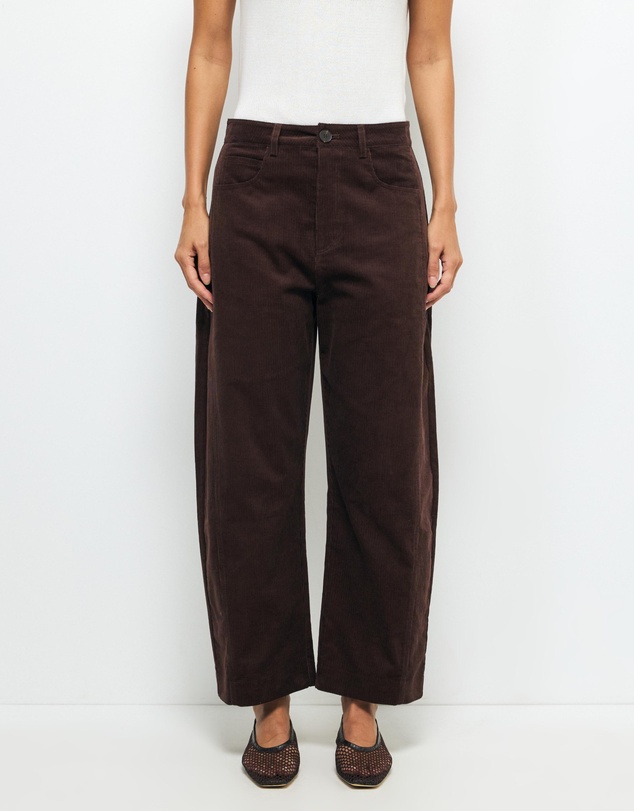 AERE - Nara Corduroy Barrel Leg Pants