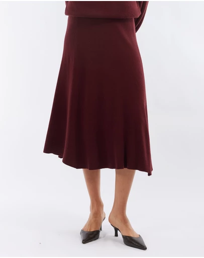 Amelius - Jacqueline A-Line Knit Skirt