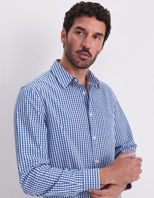Sportscraft - Thomas Long Sleeve Gingham Shirt