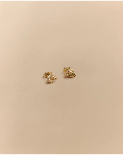 Trenery - Dolina Stud Earrings in Gold