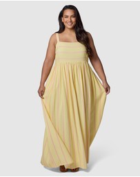 Something 4 Olivia - Daisy Stripe Maxi Dress