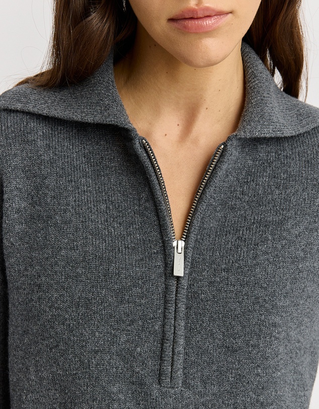 Toorallie - Relaxed Longline Zip Polo
