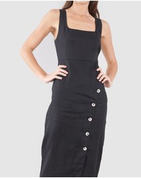 Amelius - Imari Linen Midi Dress