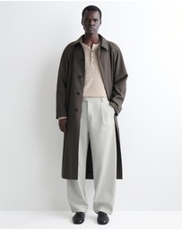 COS - Cashmere-Linen Henley T-Shirt