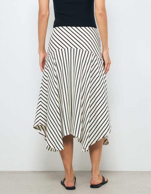 AERE - Billie Stripe Maxi Skirt