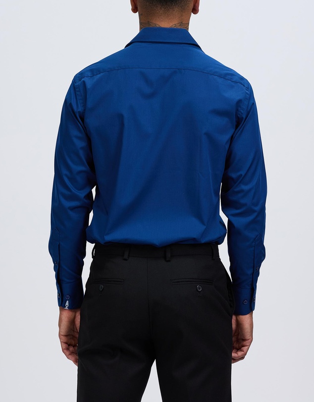 Van Heusen - Euro Tailored Fit Shirt Solid Poplin