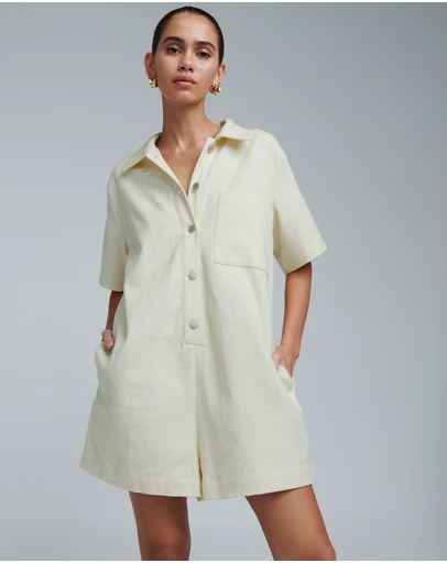 ST MRLO - Sandra Denim Playsuit