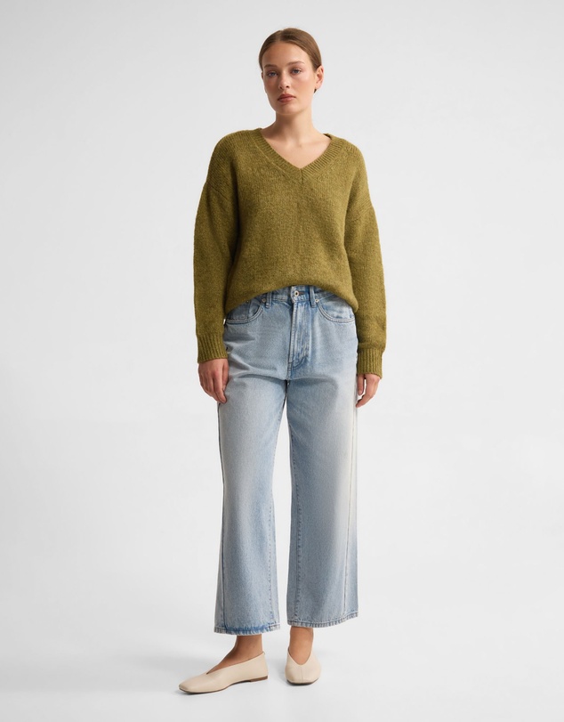 Oxford - Bridgette Alpaca Blend V-Neck