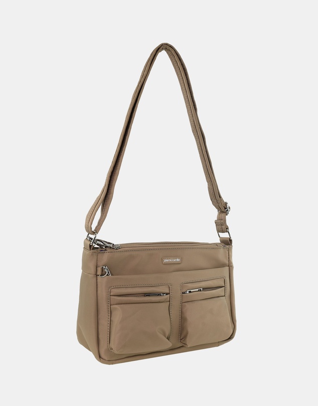Pierre Cardin - Pierre Cardin Nylon Anti-Theft Cross Body Bag