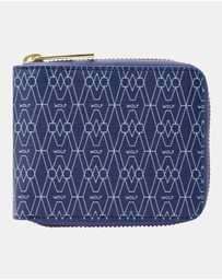 Wolf - Wolf Signature Range Zip Around Wallet Blue