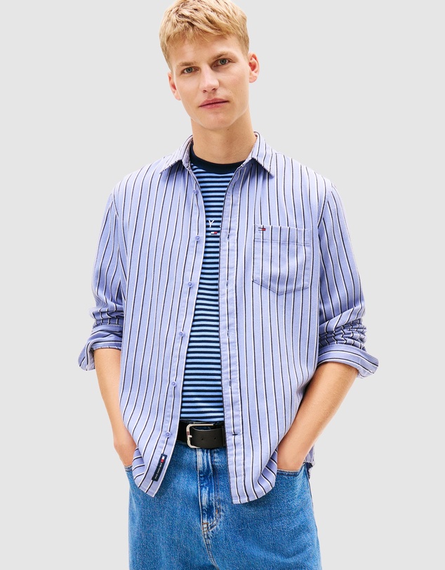 Tommy Jeans - Relaxed Stripe Twill Shirt