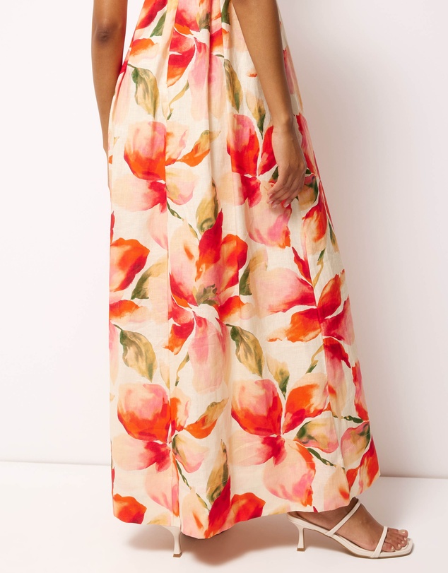 AERE - Aniya Linen Maxi Dress