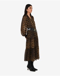 Forcast - Shakira V-Neck Button Dress