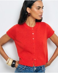 AERE - Abi Cotton Cashmere Blend Cardigan