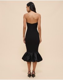 CHANCERY - Cleo Peplum Midi Dress