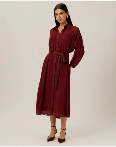 Tussah - Agnes Sheer Dress With Slip