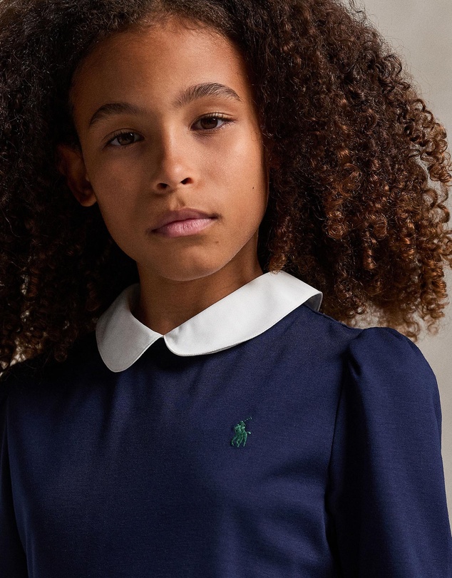 Polo Ralph Lauren - Plaid-Skirt Ponte Dress - ICONIC EXCLUSIVE - Teens