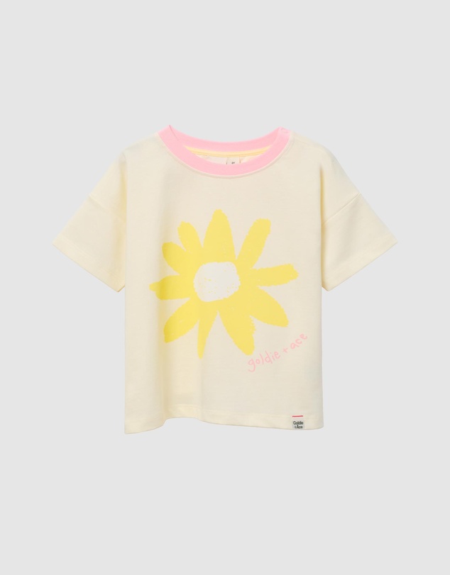 Goldie + Ace - Daisy Print T-Shirt - ICONIC EXCLUSIVE - Babies-Kids