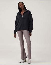 Cotton On Body Active - Plush Essential Half Zip Jumper