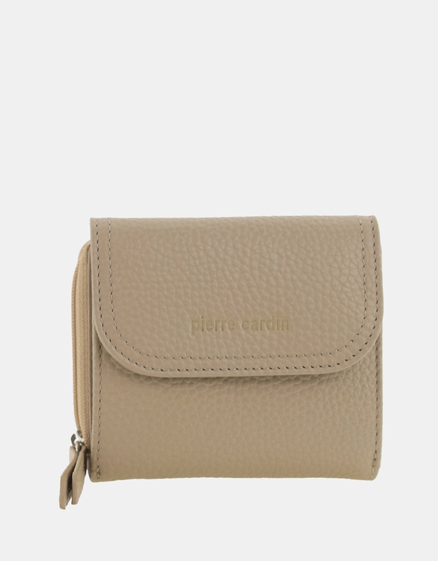 Pierre Cardin - Pierre Cardin Ladies Leather Tri-Fold Tab Wallet