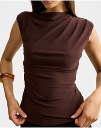 Forever New - Logan Asymmetrical Shoulder Top
