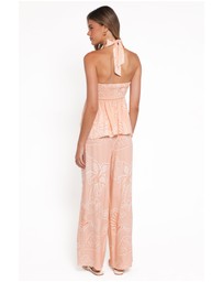 Petal & Pup - Lira Tie Waist Pant - Peach Floral