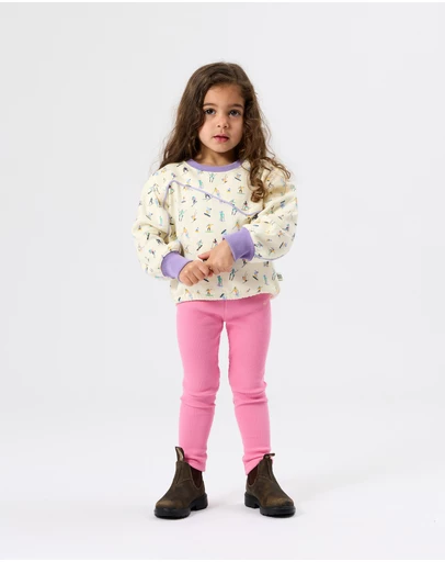 Goldie + Ace - Ski Slopes Terry Sweater - Babies-Kids
