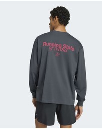 adidas Performance - RUNNING STATE OF MIND GRAPHIC LONGSLEEVE T-Shirt Mens