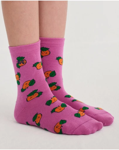 Bobo Choses - Curious Turnip All Over Short Socks - Kids-Teens