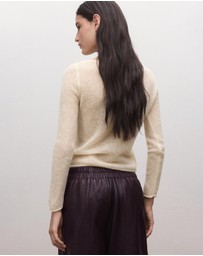M.N.G - Semi-Transparent Alpaca Sweater