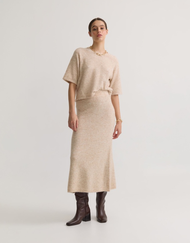 Oxford - Lisa Alpaca Blend Skirt