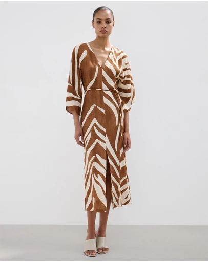 M.N.G - Printed Cotton Dress