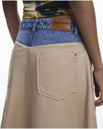 Desigual - Long flared skirt