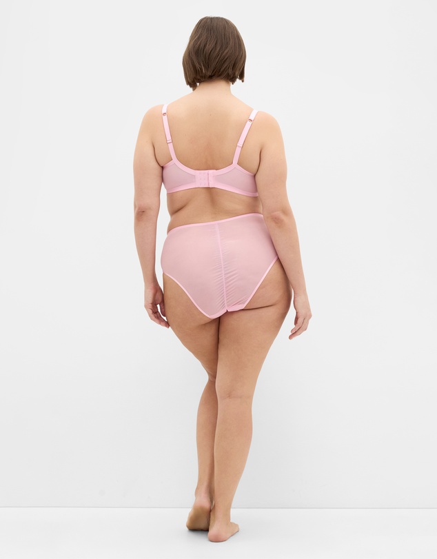 City Chic - Plus size Tabrett Demi Underwire Bra - cherry blossom