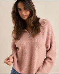 Rhythm - Quinn Zip Knit Jumper