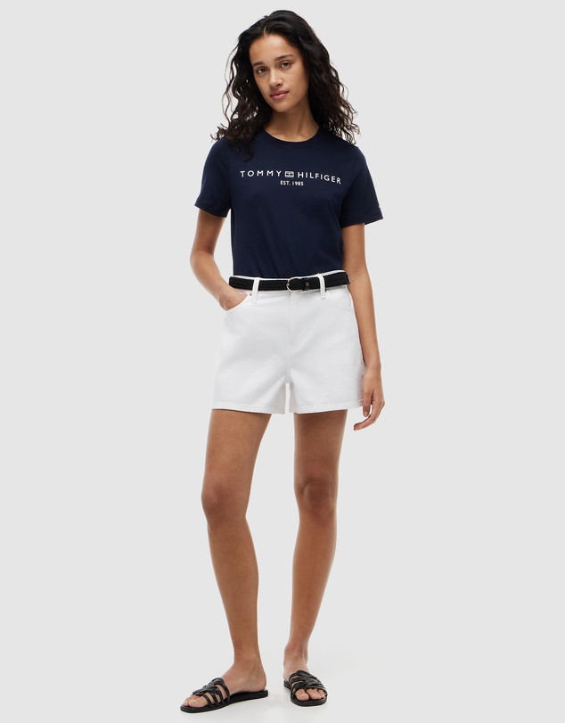 Tommy Hilfiger - Modern Corp Logo Flag T-Shirt