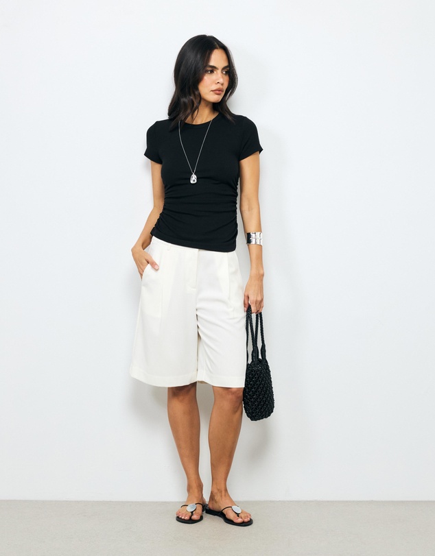 AERE - Belle Ruched T-Shirt