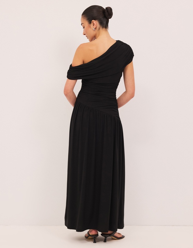 Calli - Aurelia Draped Jersey Maxi Dress