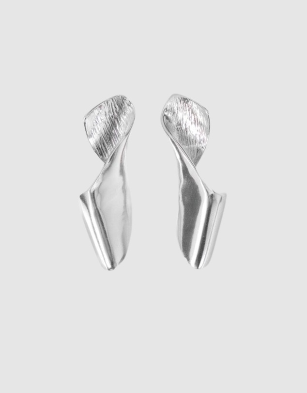 Kitte - Flow Earrings - Silver