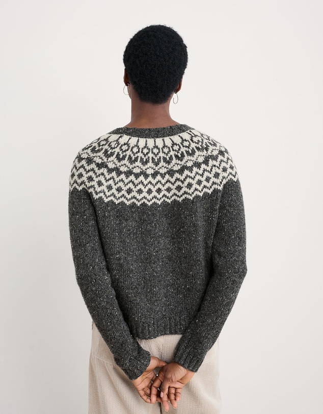 Seasalt - Seasalt Cornwall Grey Port Kinnis Cardigan Merino