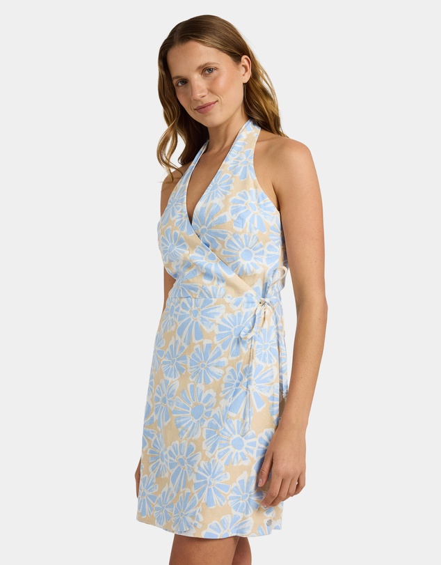 Roxy - Womens Daisy Haze Vista Wrap Mini Dress