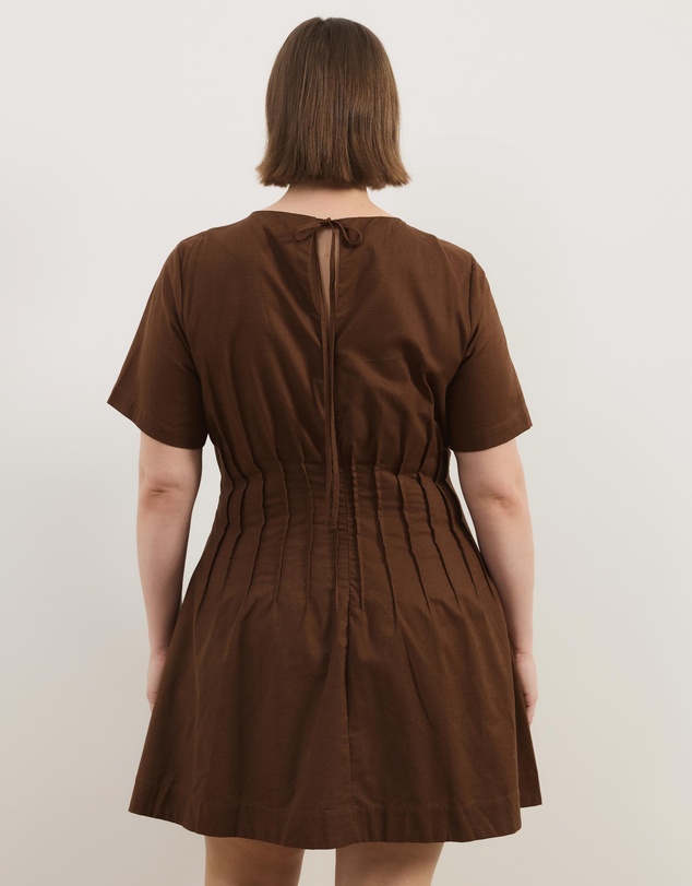 Atmos&Here Curvy - Maya Pleat Mini Dress