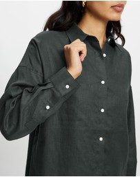 White By FTL - Nami Linen Shirt