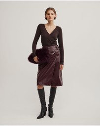 Witchery - Wrap Jersey Top