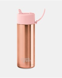 Frank Green - 20oz Ceramic Reusable Bottle with Flip Straw Lid Blushed