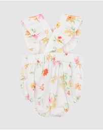 Fox & Finch - Grow Wild Print Overalls - Babies-Kids