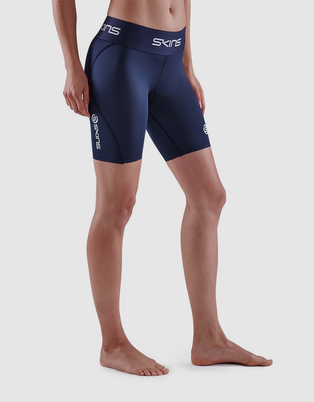 SKINS - SKINS Compression Women's Series-1 Active Half Tight Navy Blue