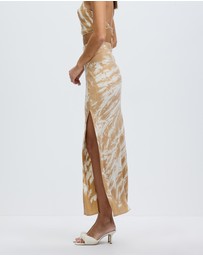 Third Form - Twist Through Bias Maxi Skirt