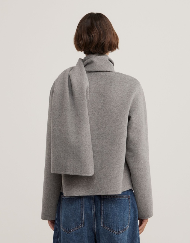 Witchery - Crop Scarf Coat
