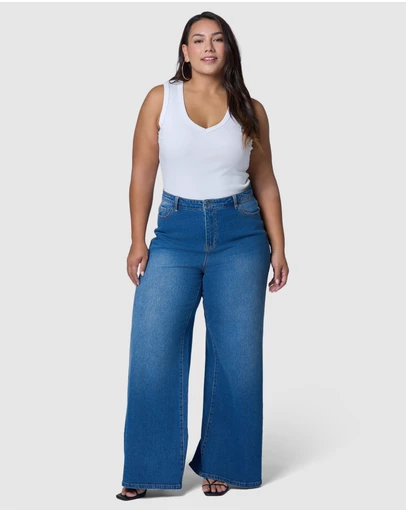 Indigo Tonic - Storm Wide Leg Jean